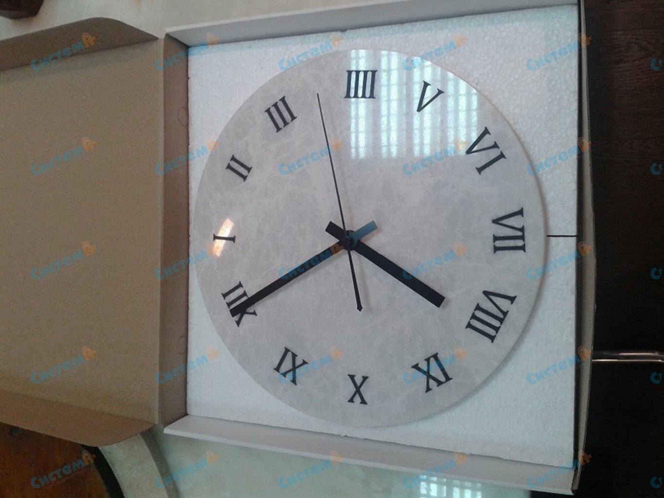 Комплексная защитная упаковка для стеклянных часов